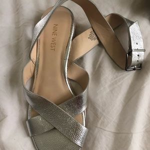 Nine West Metallica wrap sandals